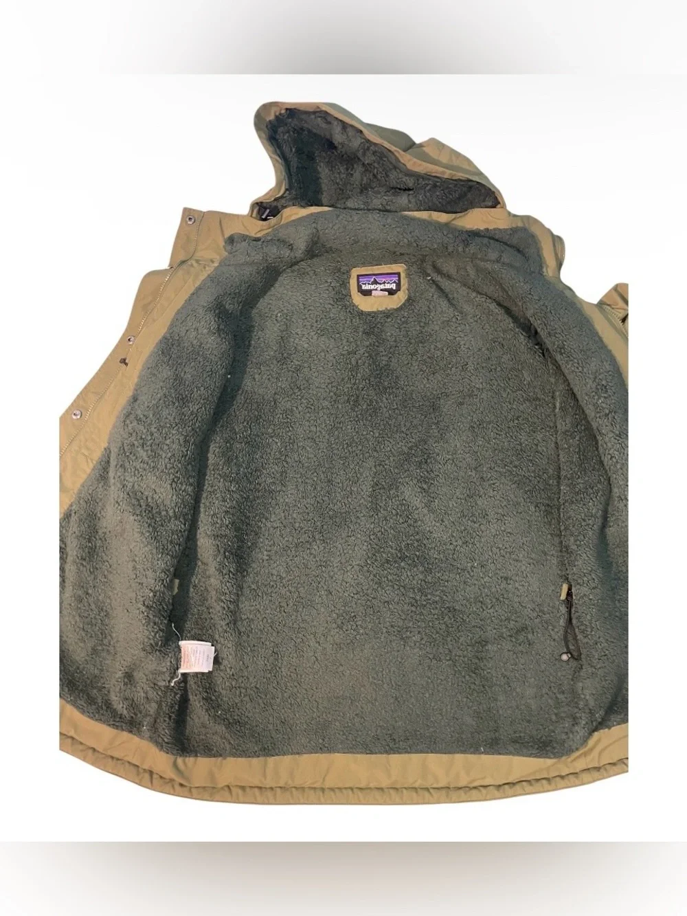 Patagonia Isthmus Parka Military Field Hooded Jacket - industrial Green